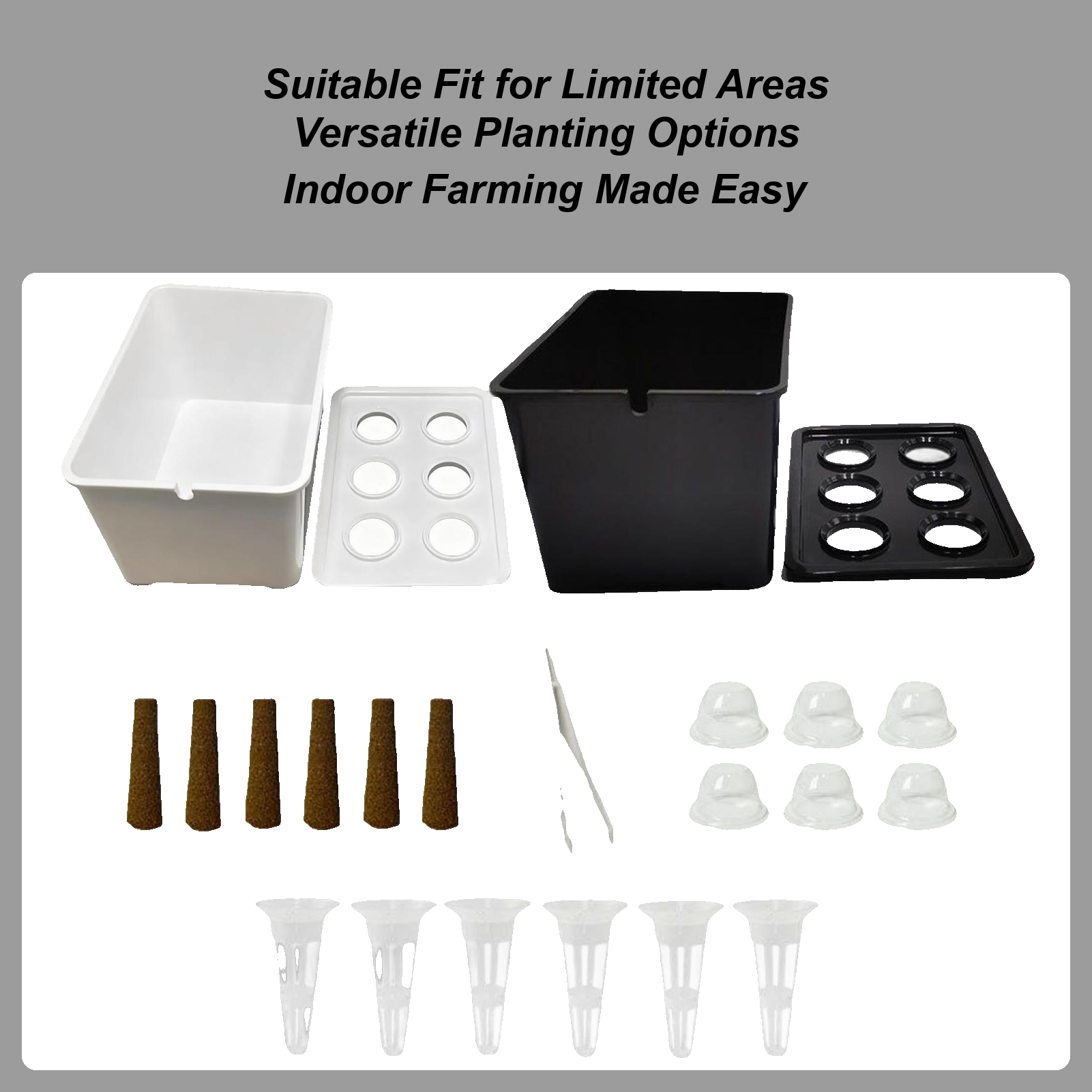 Hydroponic Kit - Hydrocultuur plantkit Beginnersvriendelijke uitrusting Home Hydrocultuur