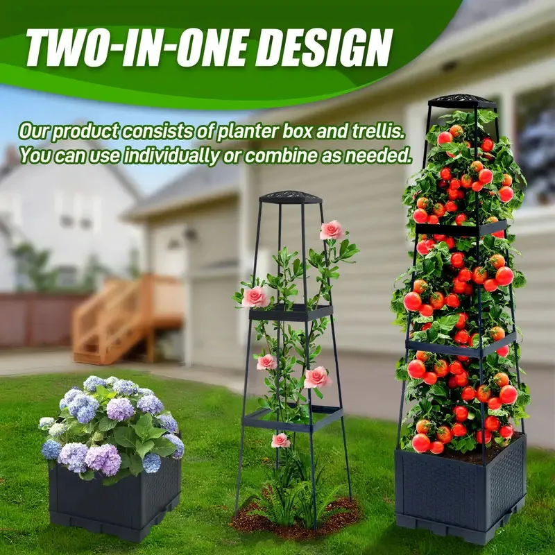 Tomatentoren met een zelfwater - Indoor Herb Garden recensie en prijs