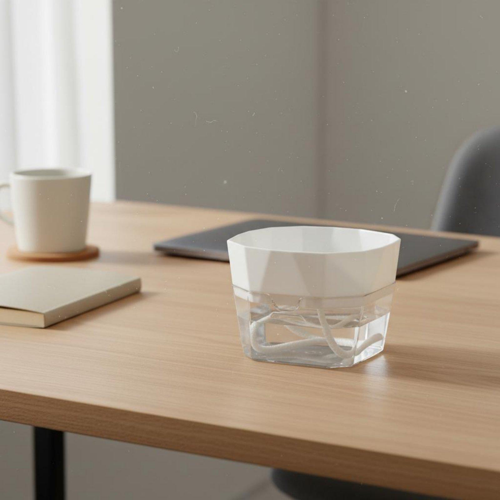 Hydroponische vaas met twee la - Plant Pot recensie en prijs