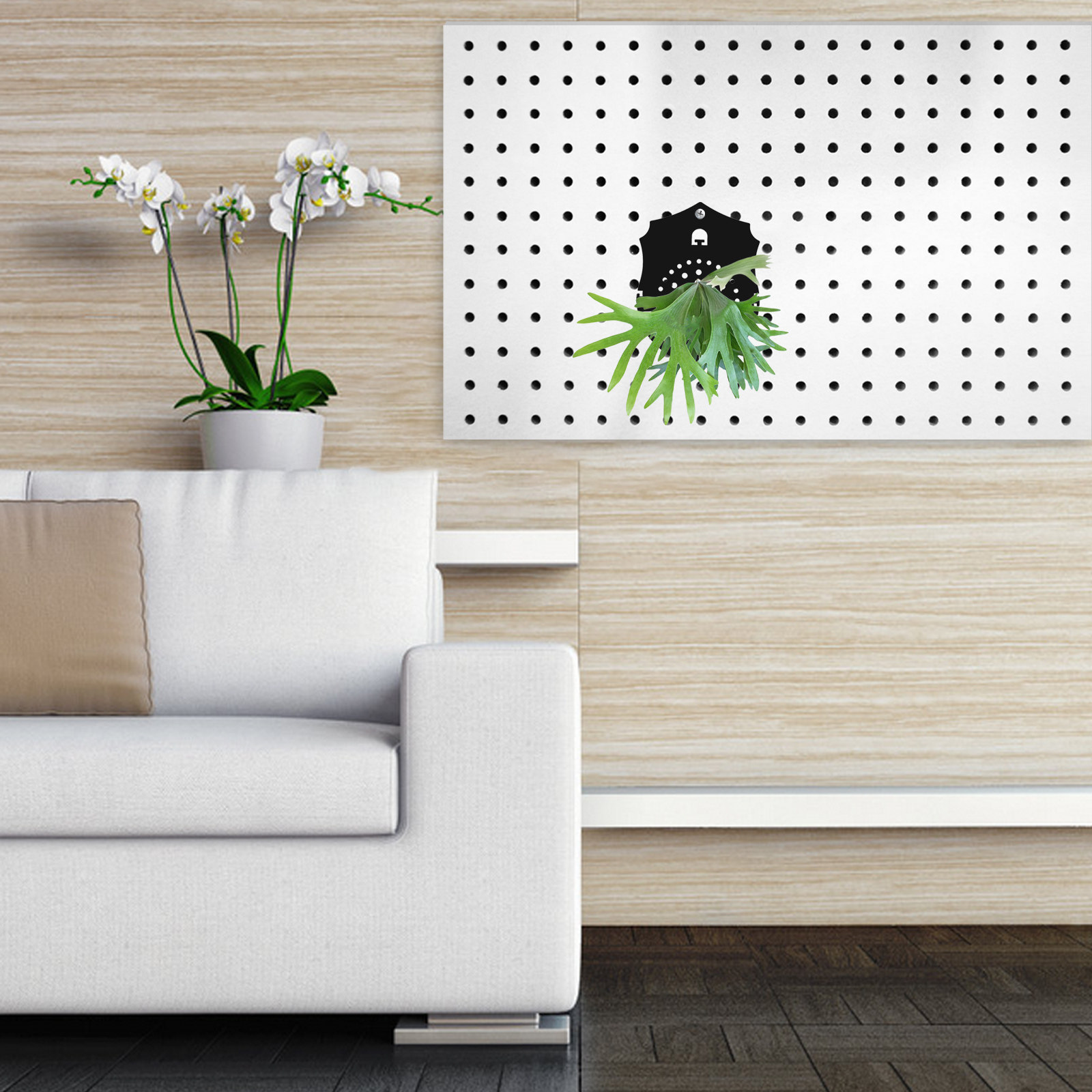 Matzwarte acryl plantenbak in  - Vertical Planter recensie en prijs