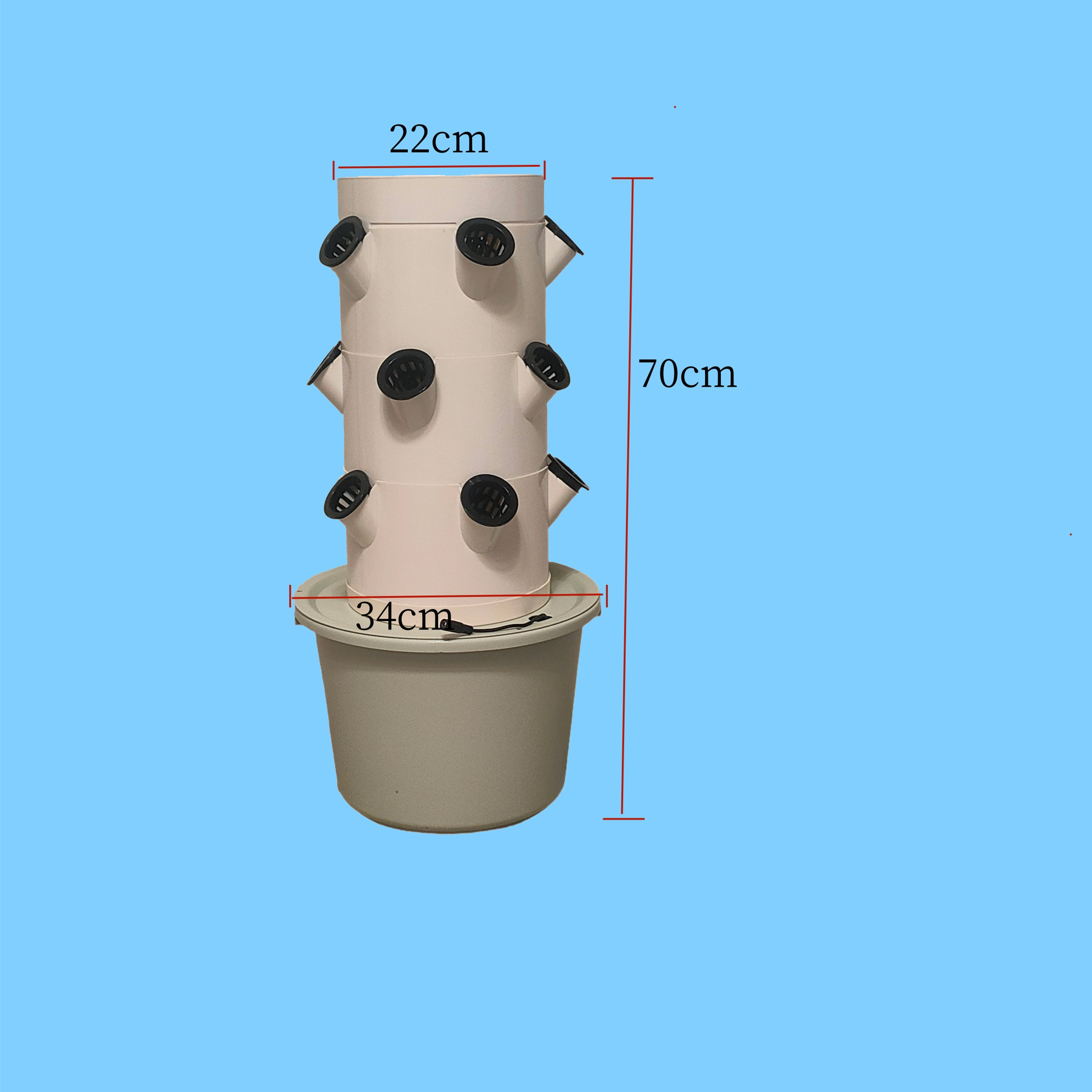 Verticaal hydroponisch kweeksy - Hydroponic Kit recensie en prijs